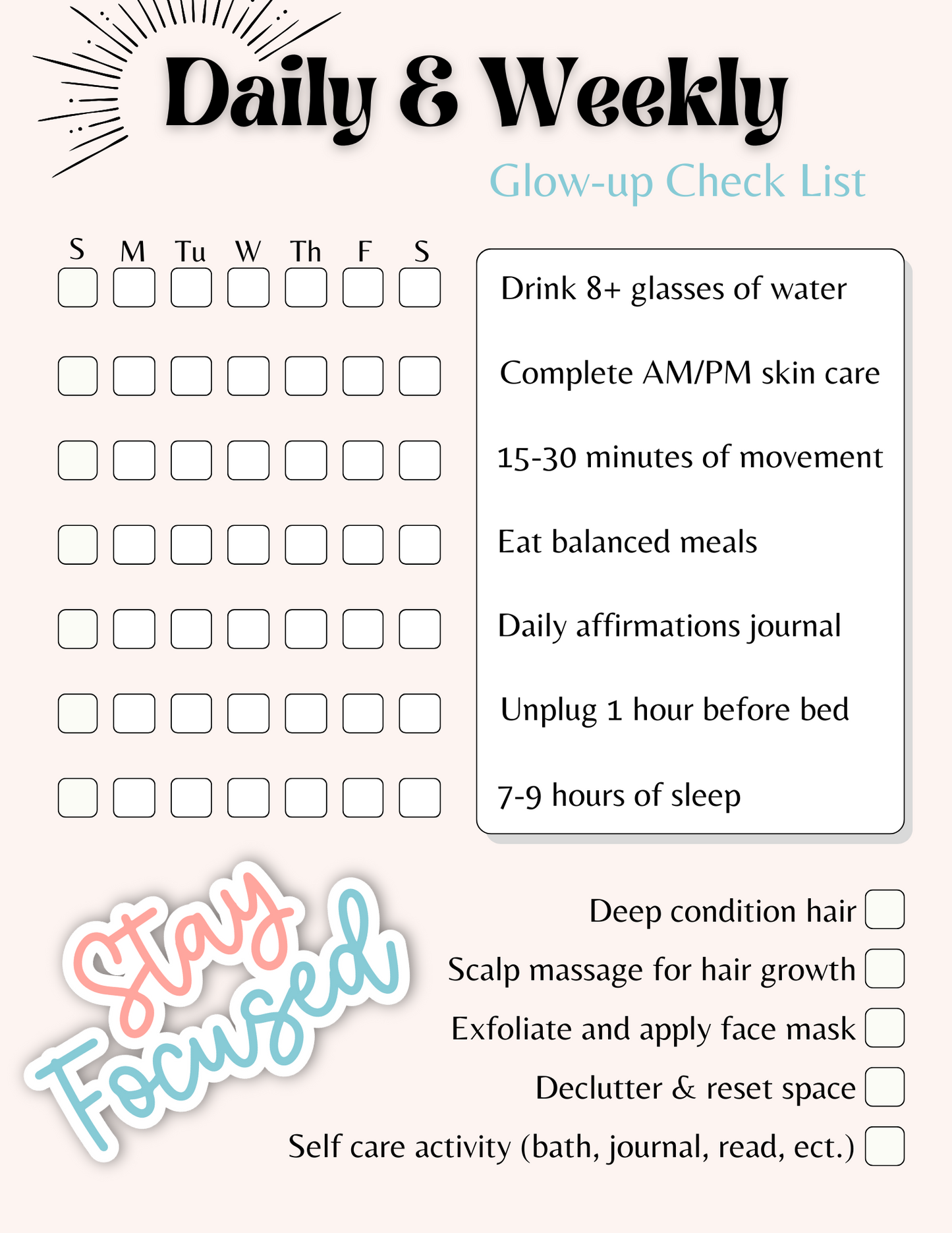 30-Day Glow-Up Challenge | The Ultimate Self-Care & Confidence Reset!